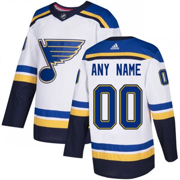 NHL-St.-Louis-Blues-Customized-Away-White-Authentic