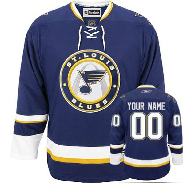 NHL-St.-Louis-Blues-Customized-Reebok-Third-Navy-Blue-Authentic