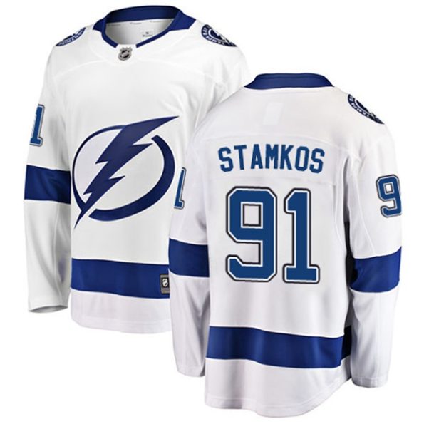NHL-Steven-Stamkos-Breakaway-Men-s-White-Jersey-Fanatics-Branded-Tampa-Bay-Lightning-NO.91-Away