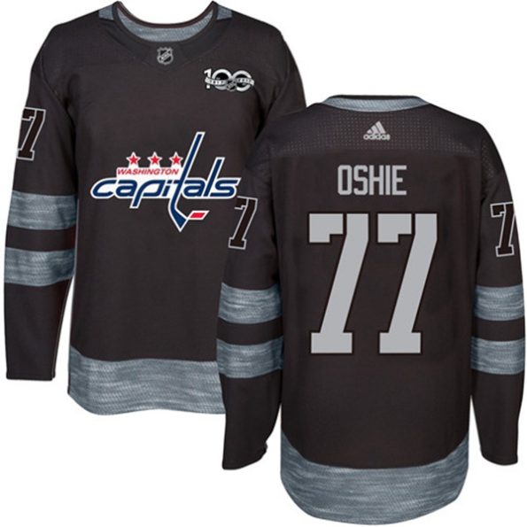 NHL-T.J.-Oshie-Authentic-Men-s-Black-Jersey-Washington-Capitals-NO.77-1917-2017-100th-Anniversary