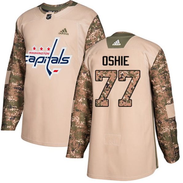 NHL-T.J.-Oshie-Authentic-Men-s-Camo-Jersey-Washington-Capitals-NO.77-Veterans-Day-Practice