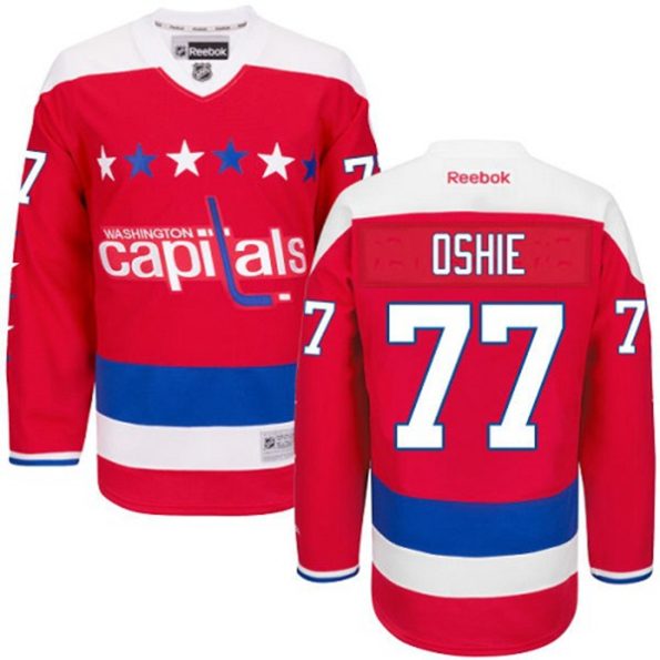NHL-T.J.-Oshie-Authentic-Men-s-Red-Jersey-Reebok-Washington-Capitals-NO.77-Third