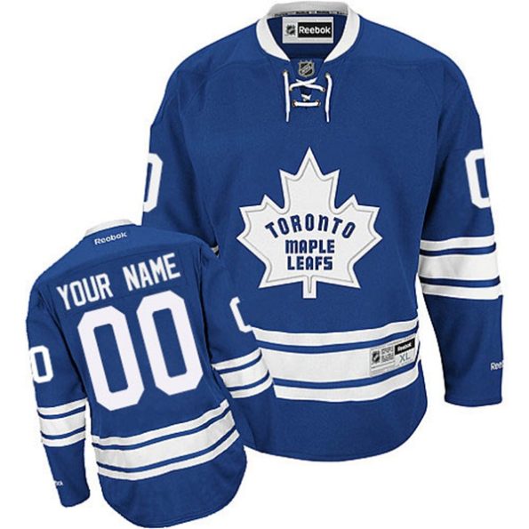 NHL-Toronto-Maple-Leafs-Customized-Reebok-New-Third-Royal-Blue-Authentic