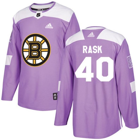 NHL-Tuukka-Rask-Authentic-Men-s-Purple-Jersey-Boston-Bruins-NO.40-Fights-Cancer-Practice