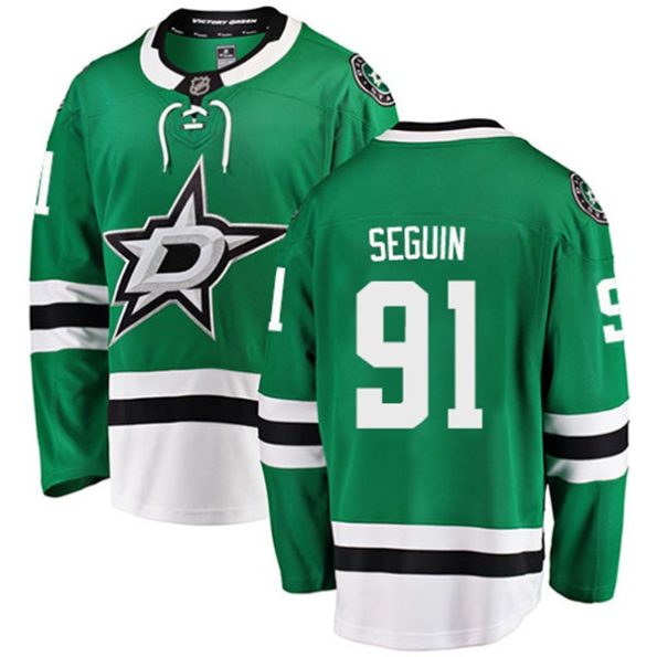 NHL-Tyler-Seguin-Breakaway-Men-s-Green-Jersey-Fanatics-Branded-Dallas-Stars-NO.91-Home