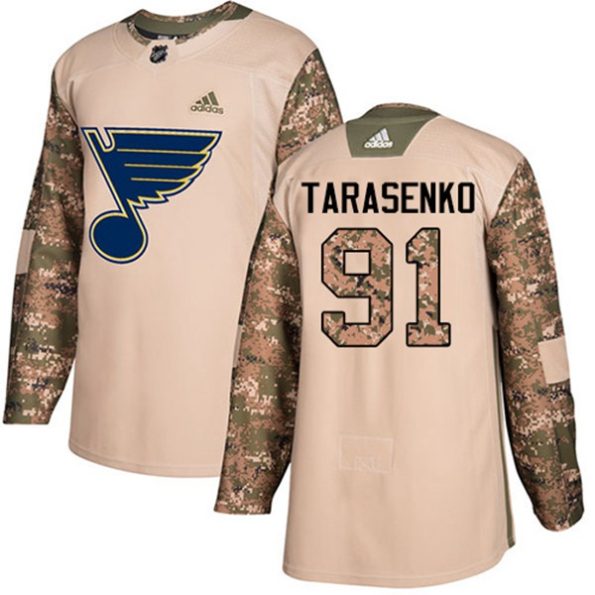 NHL-Vladimir-Tarasenko-Authentic-Men-s-Camo-Jersey-St.-Louis-Blues-NO.91-Veterans-Day-Practice