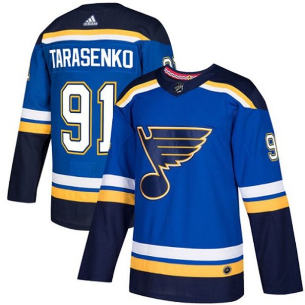 NHL-Vladimir-Tarasenko-Authentic-Men-s-Royal-Blue-Jersey-St.-Louis-Blues-NO.91-Home