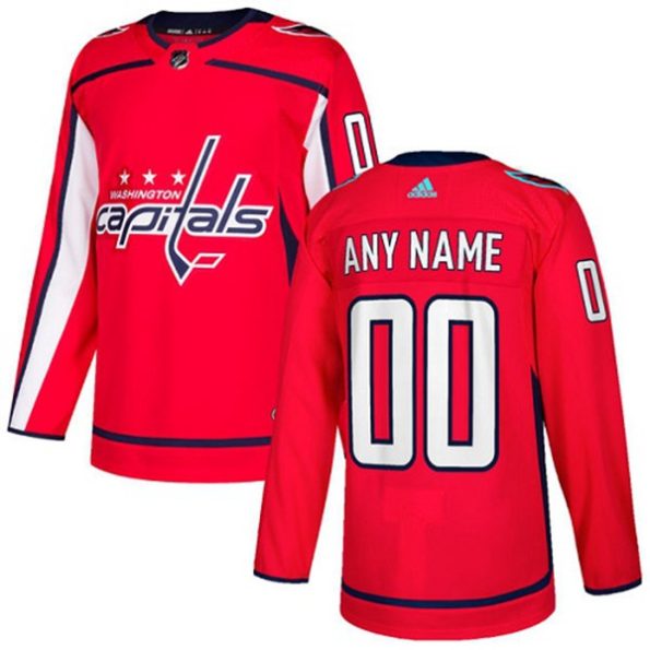 NHL-Washington-Capitals-Customized-Home-Red-Authentic