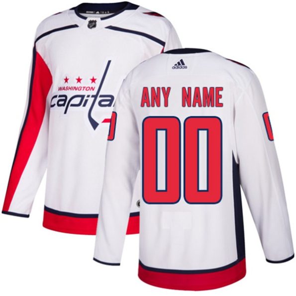 NHL-Washington-Capitals-Customized-White-Away-Authentic