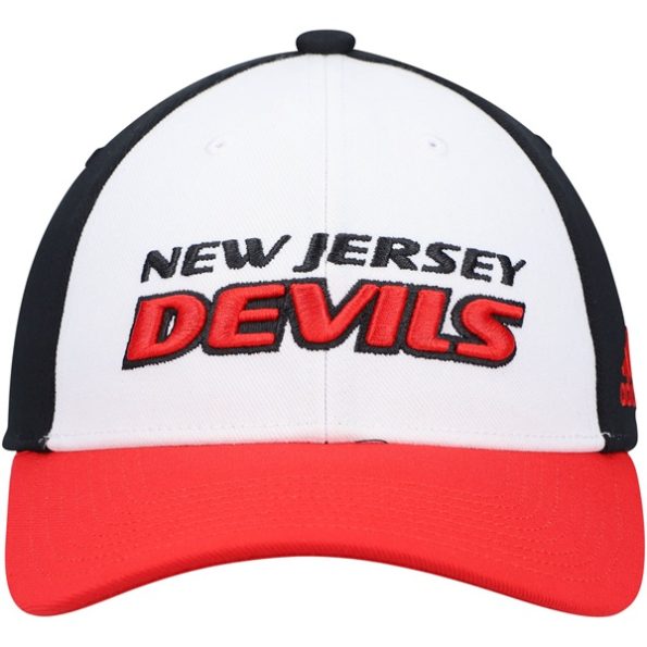 New-Jersey-Devils-Locker-Room-Justerbar-Keps-Vit.3