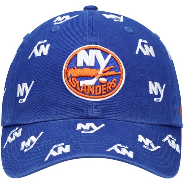 New-York-Islanders-47-Dam-Confetti-Clean-Up-Logo-Justerbar-Keps-Royal.3