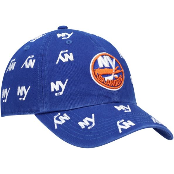New-York-Islanders-47-Dam-Confetti-Clean-Up-Logo-Justerbar-Keps-Royal.4