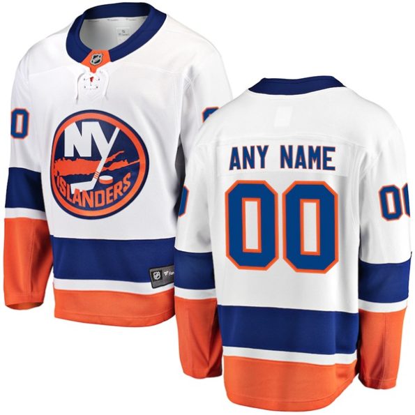 New-York-Islanders-Fanatics-Branded-White-Away-Breakaway-Custom-Jersey