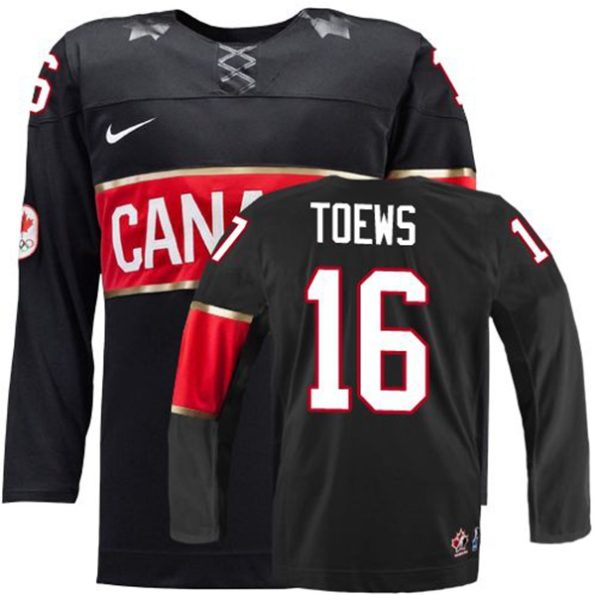 Olympic-Hockey-Jonathan-Toews-Authentic-Men-s-Black-Jersey-Nike-Team-Canada-NO.16-Third-2014