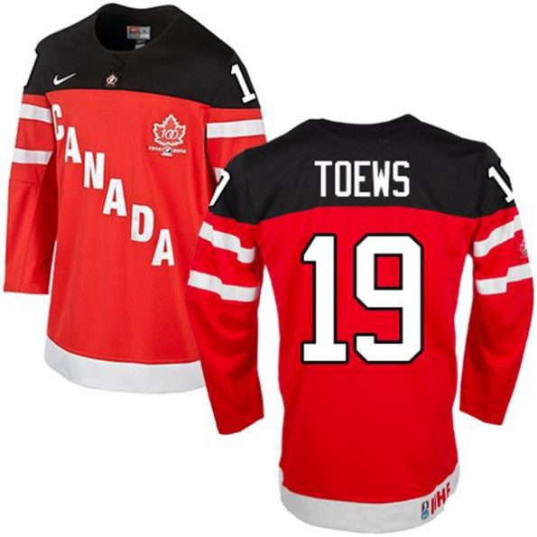 Olympic-Hockey-Jonathan-Toews-Authentic-Men-s-Red-Jersey-Nike-Team-Canada-NO.19-100th-Anniversary