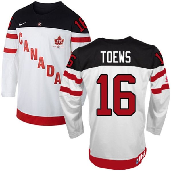 Olympic-Hockey-Jonathan-Toews-Authentic-Men-s-White-Jersey-Nike-Team-Canada-NO.16-100th-Anniversary