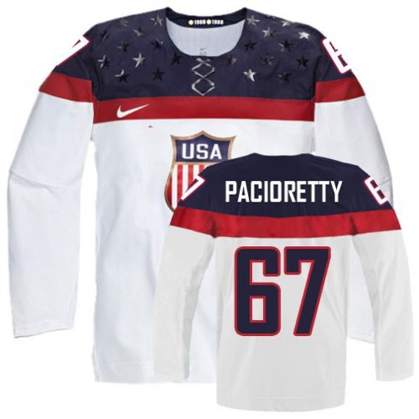 Olympic-Hockey-Max-Pacioretty-Authentic-Men-s-White-Nike-Team-USA-NO.67-Home-2014