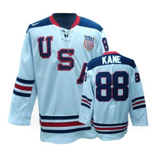 Olympic-Hockey-Patrick-Kane-Authentic-1960-Throwback-Men-s-White-Jersey-Nike-Team-USA-NO.88