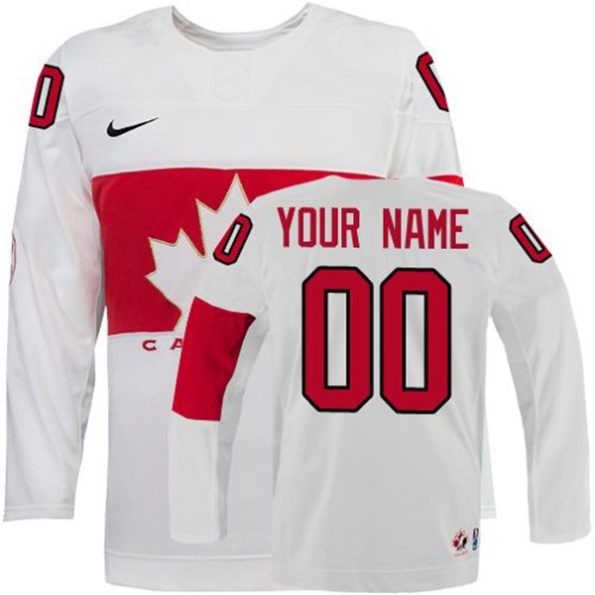 Olympic-Hockey-Premier-White-Customized-Nike-Team-Canada-Home-2014