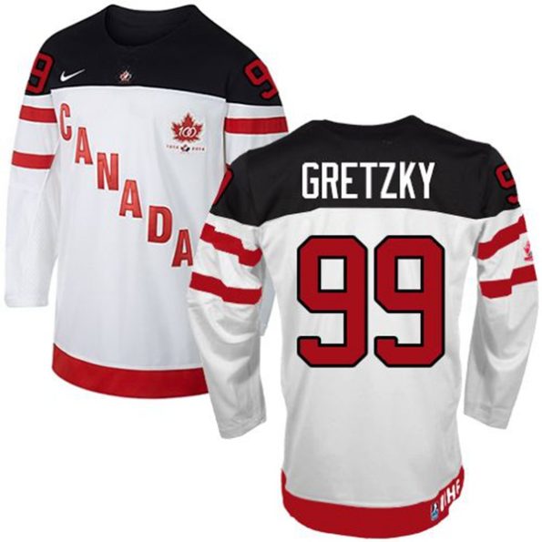 Olympic-Hockey-Wayne-Gretzky-Authentic-Men-s-White-Nike-Team-Canada-NO.99-100th-Anniversary
