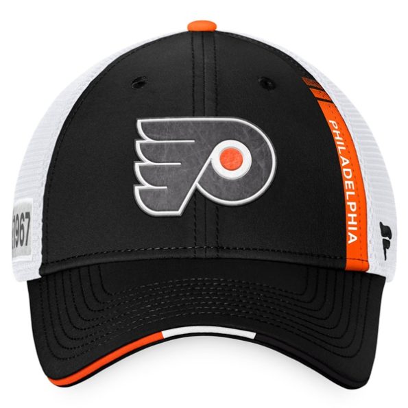 Philadelphia-Flyers-2022-NHL-Draft-Authentic-Pro-On-Stage-Trucker-Adjustable-3