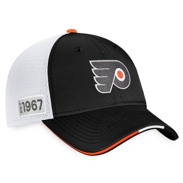 Philadelphia-Flyers-2022-NHL-Draft-Authentic-Pro-On-Stage-Trucker-Adjustable-4