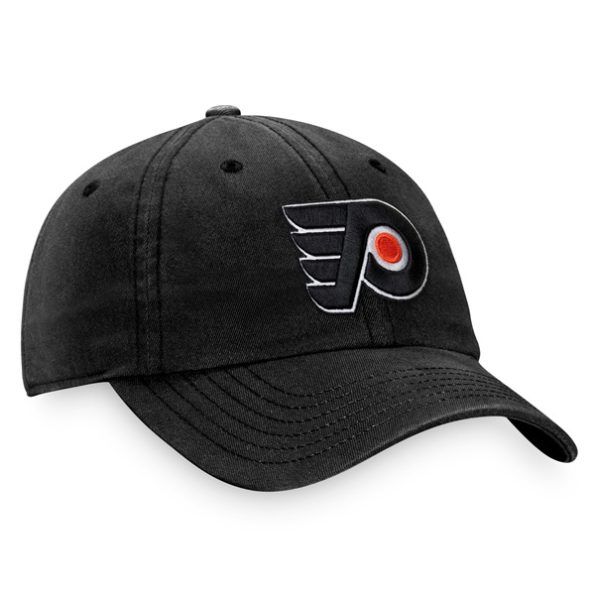 Philadelphia-Flyers-Core-Primary-Logo-Justerbar-Keps-Svart.4