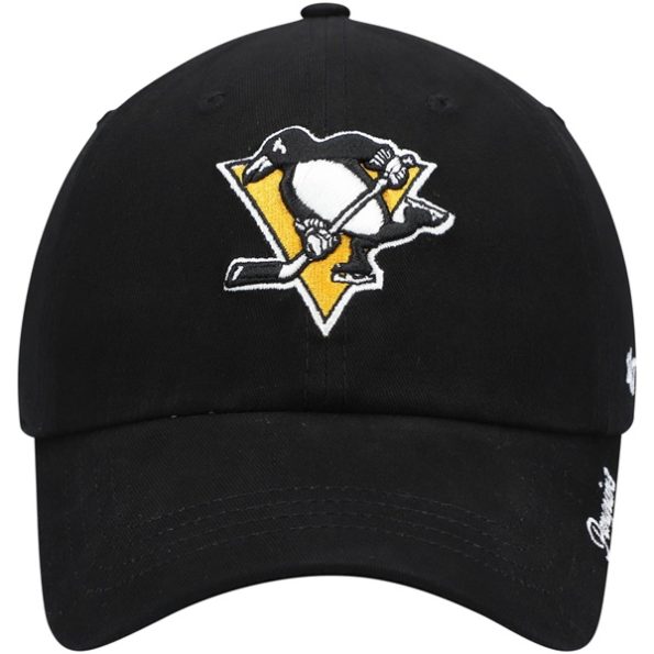 Pittsburgh-Penguins-47-Dam-Team-Miata-Clean-Up-Justerbar-Keps-Svart.3