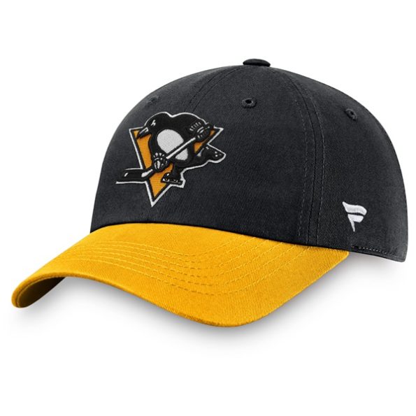 Pittsburgh-Penguins-Core-Primary-Logo-Justerbar-Keps-Svart.1
