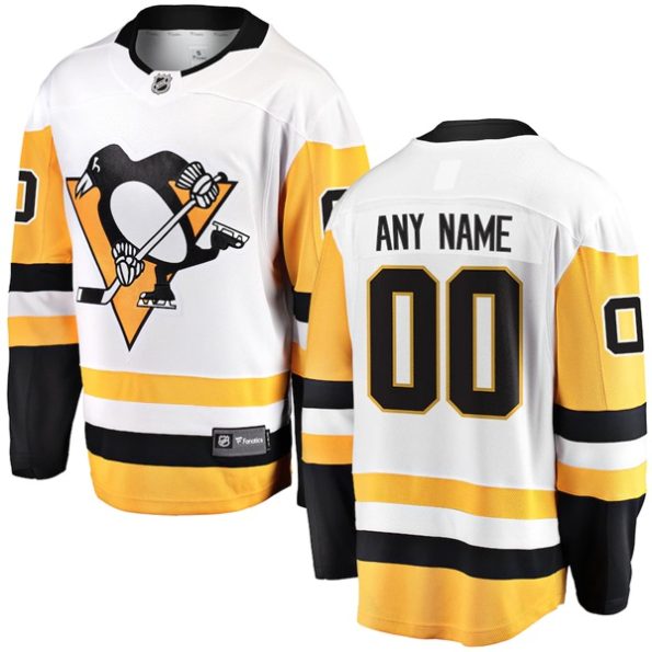Pittsburgh-Penguins-Fanatics-Branded-Away-Breakaway-White-Custom-Jersey