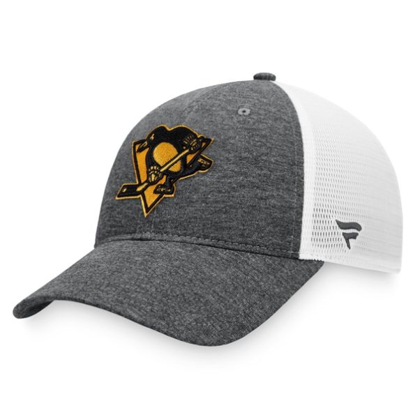 Pittsburgh-Penguins-Mesh-Trucker-Snapback-Kepsar-Heathered-CharcoalVit.1