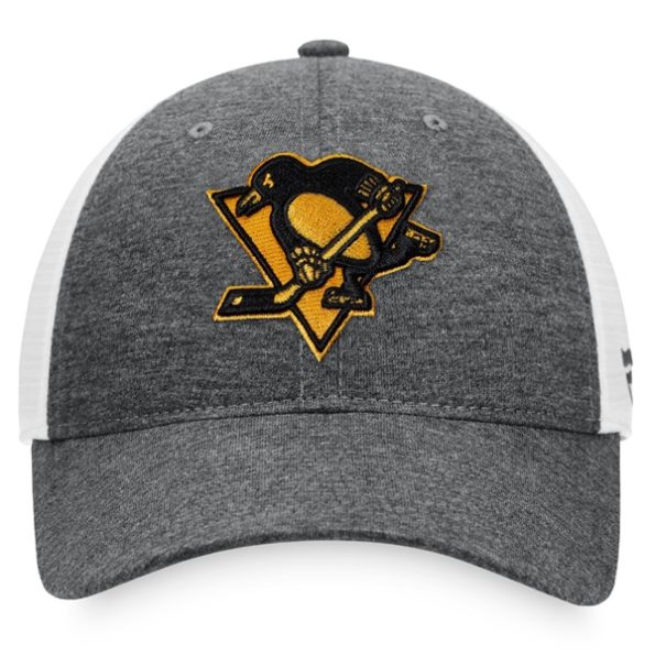 Pittsburgh-Penguins-Mesh-Trucker-Snapback-Kepsar-Heathered-CharcoalVit.3