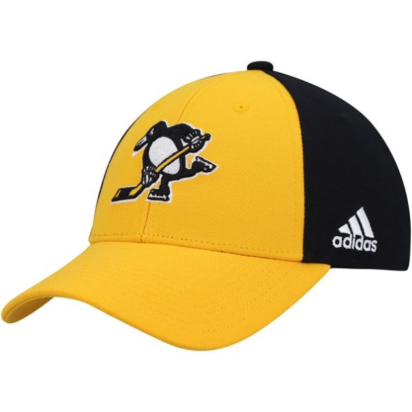 Pittsburgh-Penguins-Team-Justerbar-Keps-GuldSvart.1
