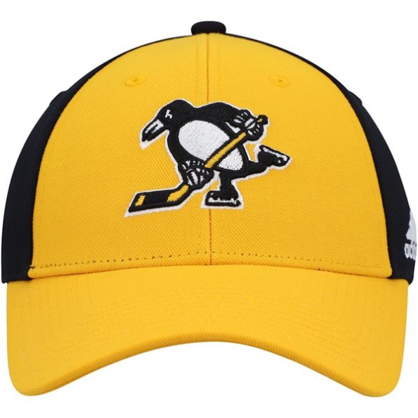 Pittsburgh-Penguins-Team-Justerbar-Keps-GuldSvart.3