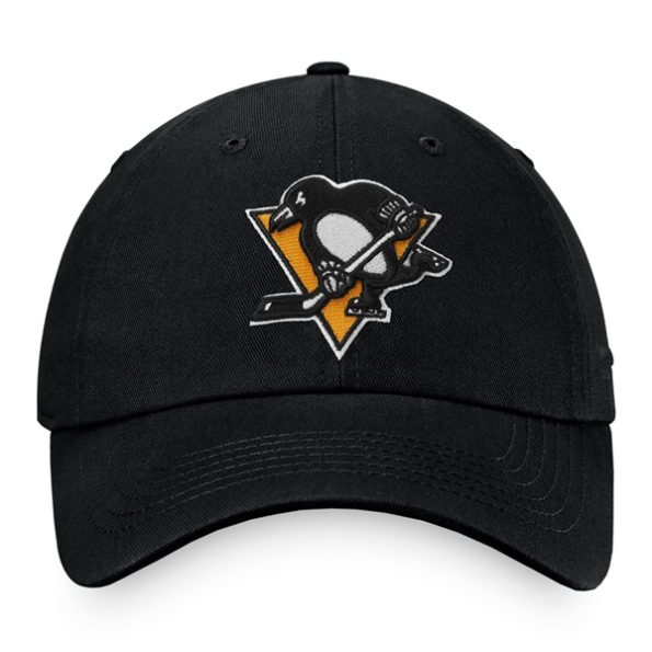 Pittsburgh-Penguins-Team-Unstructured-Justerbar-Keps-Svart.3
