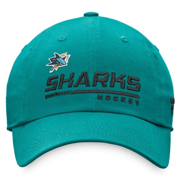 San-Jose-Sharks-Authentic-Pro-Locker-Room-Team-Justerbar-Keps-Bla.3