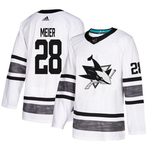 San-Jose-Sharks-NO.28-Timo-Meier-White-2019-All-Star-Game-Parley-Jersey