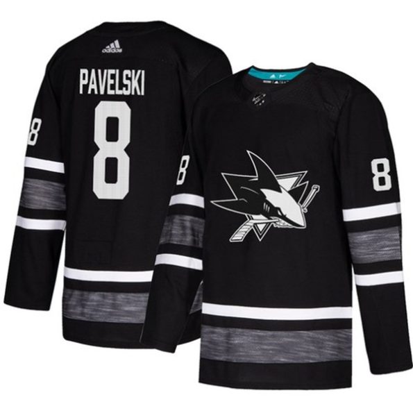 San-Jose-Sharks-NO.8-Joe-Pavelski-Black-2019-All-Star-NHL-Jersey