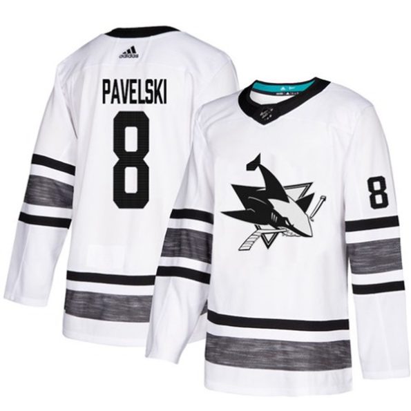 San-Jose-Sharks-NO.8-Joe-Pavelski-White-2019-All-Star-NHL-Jersey