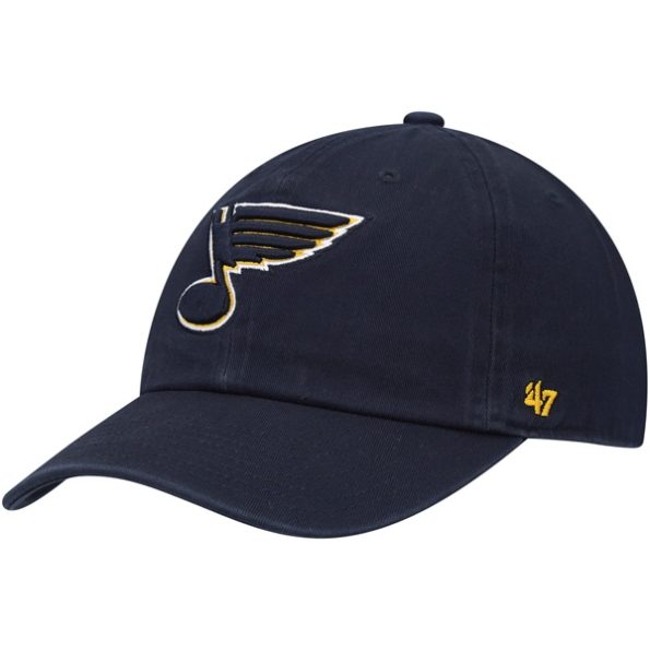 St.-Louis-Blues-47-Primary-Logo-Clean-Up-Justerbar-Keps-Navy.1