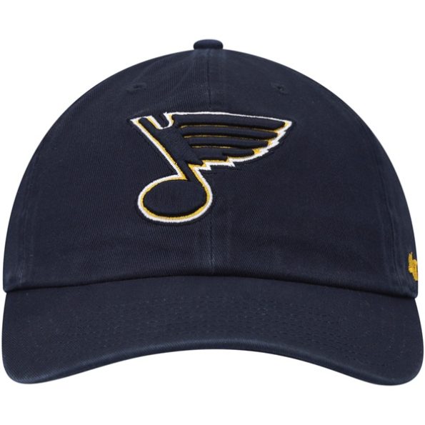 St.-Louis-Blues-47-Primary-Logo-Clean-Up-Justerbar-Keps-Navy.3