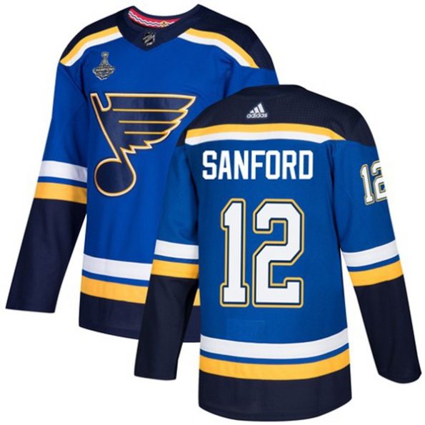 St.-Louis-Blues-NO.12-Zach-Sanford-Blue-Home-2019-Stanley-Cup-Jersey