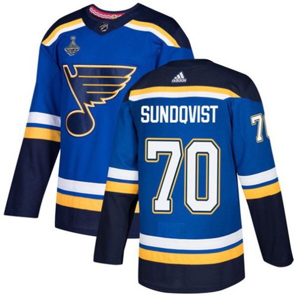 St.-Louis-Blues-NO.70-Oskar-Sundqvist-Blue-Home-2019-Stanley-Cup-Jersey
