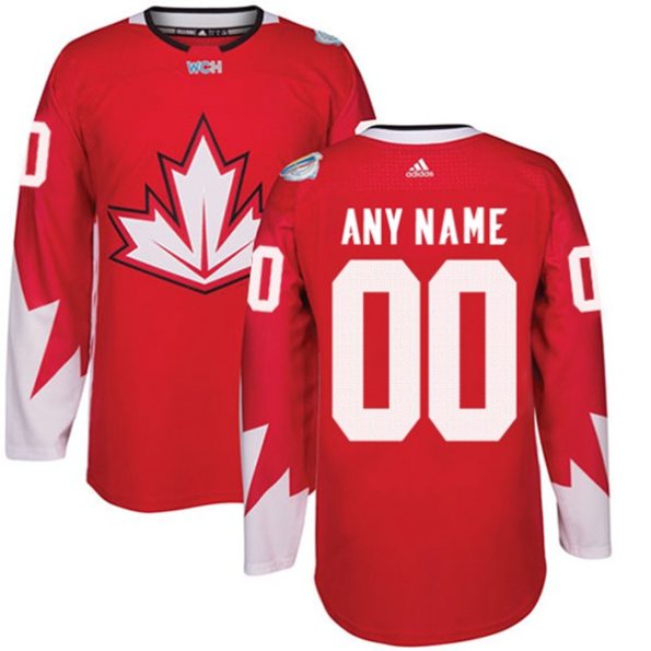 Team-Canada-Customized-Premier-Red-Away-2016-World-Cup-Hockey