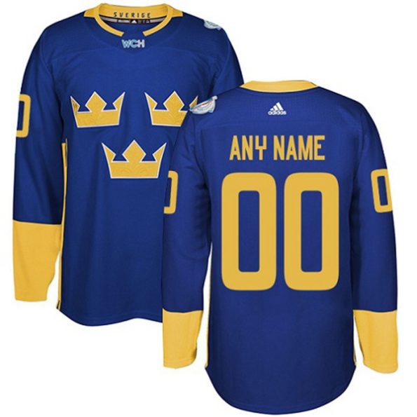 Team-Sweden-Customized-Premier-Royal-Blue-Away-2016-World-Cup-of-Hockey