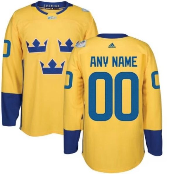 Team-Sweden-Customized-Premier-Yellow-2016-World-Cup-of-Hockey
