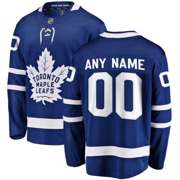 Toronto-Maple-Leafs-Fanatics-Branded-Blue-Breakaway-Custom-Jersey