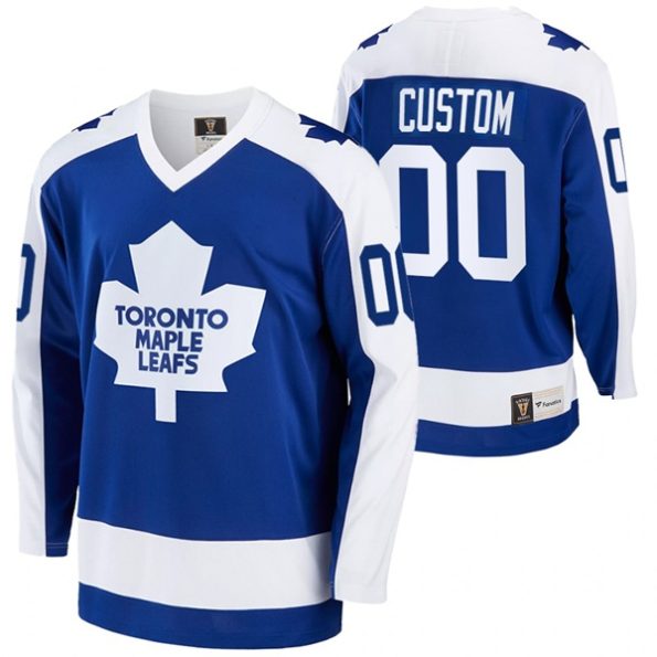 Toronto-Maple-Leafs-NO.00-Custom-Vintage-Blue-Jersey