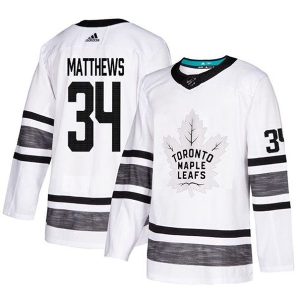 Toronto-Maple-Leafs-NO.34-Auston-Matthews-White-2019-All-Star-NHL-Jersey