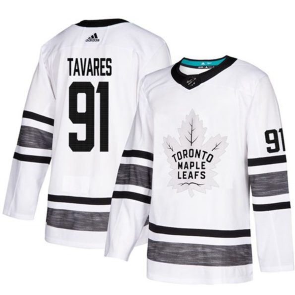 Toronto-Maple-Leafs-NO.91-John-Tavares-White-2019-All-Star-NHL-Jersey